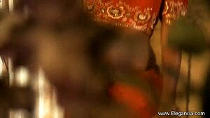 The Arabian Princess Dances Sensually in a Relaxing Massage Setting