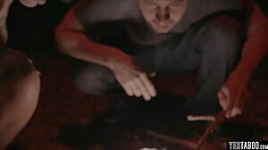 Aliens Abduct Couple for Galactic Sex Show with Bent Over Doggy!