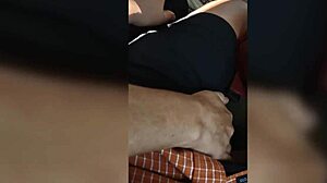 Mature Woman with Big Ass Wearing Leggings on the Street