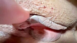 Amateur Wife's Shaved Pussy Wet After 170 Days