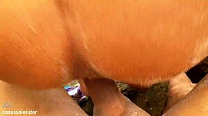 Fucking the blonde hot on the white beach 😍