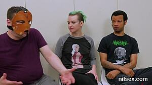 This naughty kitten gets brought to asshole asylum for awkward bdsm anal treatment. 😼🏥