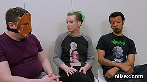 This naughty kitten gets brought to asshole asylum for awkward bdsm anal treatment. 😼🏥