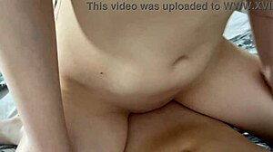 Blonde College Girl's Quick Vacation Fuck