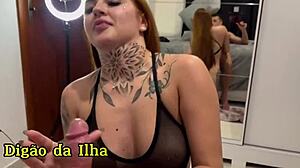 Delicious Redhead Feels Ecstasy During Blowjob and Begs for Cum in Mouth