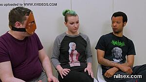 This naughty kitten gets brought to asshole asylum for awkward bdsm anal treatment. 😼🏥