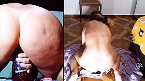 Pov double penetration with lingerie and ripped clothes