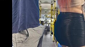 Amateur Couple Plays Leap Of Faith Game At Home