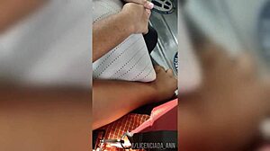 Mature Woman with Big Ass Wearing Leggings on the Street