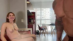 Fucking Neighbor's Pussy with Deepthroat