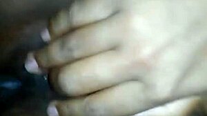 the playful pussy of the black woman gets massaged and licked