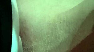 massager on wet shaved pussy with vibrator and masturbation