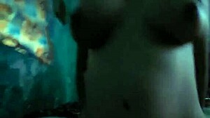 single mom watching tv with big natural tits quietly