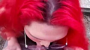 impregnablelexa bends over for wolfdaddy901's bareback creampie in outdoor public park thrill