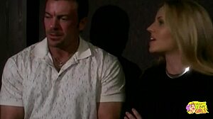 Lesbian Hotties Bring Strapon For Threesome At Office