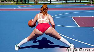 Chubby Housewife's Bubbly Ass Gets Fucked Hard by Gym Instructor in Mature BBW Anal POV