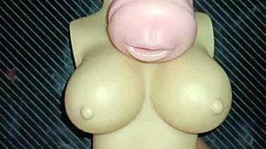 Trio with Kissy and Dolly doing deepthroat anal and vaginal on desk!