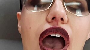 submissive kitten gets shaved pussy licked in solo masturbation pov trailer part one!