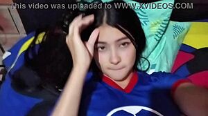 Esperé A Que El Cornudo Saliera De Casa Para Darle Mi Coño A La Polla Grande Casero Real!