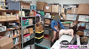 why punish sexy teen anastasia for shoplifting with big cock slam?