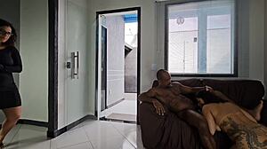 wow, i got surprised watching my friend eat that juicy bbw pussy in lingerie