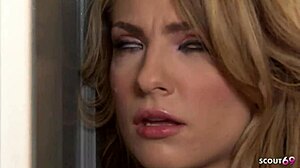 Blonde Teen Bailey Blue Takes First White Monster Cock In Deepthroat Anal