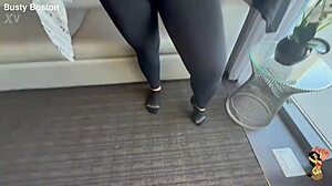 Which pierced nipples suit titty fucking best with this milf