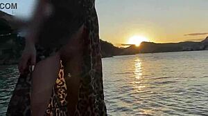 showing my pussy on the beach without panties?