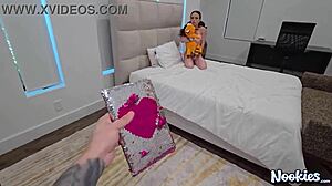 Lucia Rossi's First Creampie Experience.