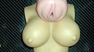 Trio with Kissy and Dolly doing deepthroat anal and vaginal on desk!