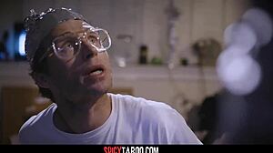 Conspiracy theorist gets hardcore anal from sexy milf alien in taboo fantasy with big tits and ass play.