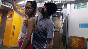Student lets stranger grind her ass in public bus encounter. So daring!