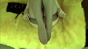 Toy My Pussy Through Ripped Stockings!