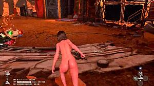 in this stellar blade mod, a petite asian girl gets watched in action