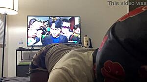 hey, that tyson fight was rigged, but this nympho takes big black cock deep with moans