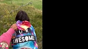 Destroying her big ass pussy with squirting licks on holiday!