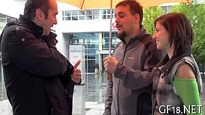 boy-friend sells his sweet-looking legal age teen 18+ager for hardcore homemade sex and sucking