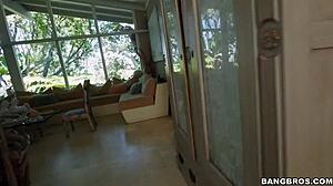 Busty Lena shows off her big tits in this video 😊