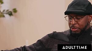 Boss pounds Mia Montielth virgin ass with monster cock for raise