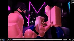 Intense fucking in roblox trio