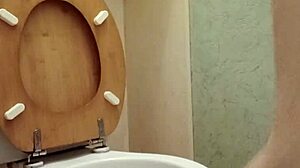 Look at this slave licking the toilets! So humiliating!