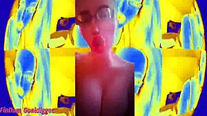 you're obsessed with my glasses and nipples