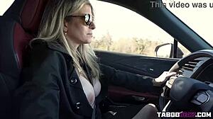 stepson gets suggestive with stepmom's big holiday tits in milf reality sex exploration on vacation