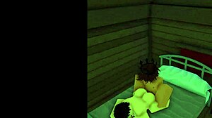 the roblox girl with big tits and ass gets fucked by a monster cock all night until daytime