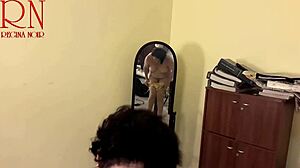 嘿，你又抓到我出轨了——第二部分，丈夫离开后顽皮妻子疯狂喷水！