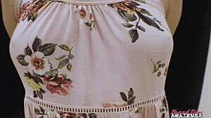 Skinny ginger luna parish deepthroats and gets pussy fucked