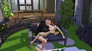 in sims 4, the hot teacher lets the student fuck her for extra credit pt1