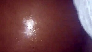 Ebony BBW Poses in Instagram Photo