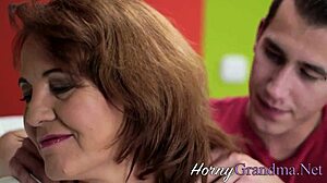 Heeled Cougar Grandma In High Heels Gets Hardcore Plowed With Cumshot