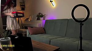 a secret admirers gift drove a webcam girl to ride a dragon dildo